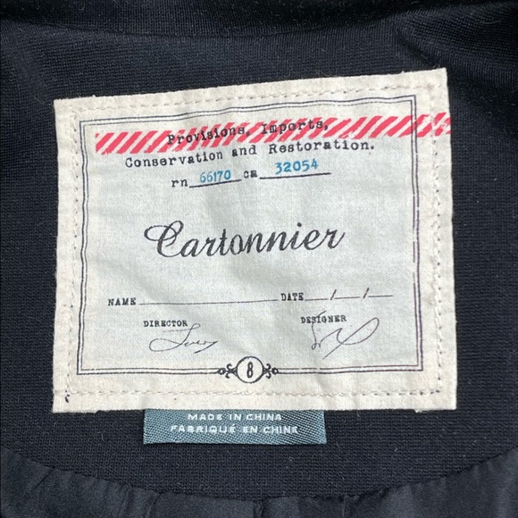 Anthropologie Cartonnier Gray Blazer Jacket Size 8 - Picture 3 of 11